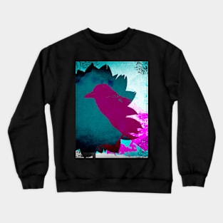 Flower And Bird Crewneck Sweatshirt